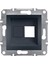 EPH4300171-02 Asfora Antrasit RJ45 Boş Priz - Çerçevesiz 1