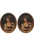6xminiature 1/12 Bebek Evi Dekorasyonları Için Oval Resim Fotoğraf Çerçevesi Stil 2 6 Pcs (Yurt Dışından) 2
