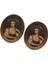 6xminiature 1/12 Bebek Evi Dekorasyonları Için Oval Resim Fotoğraf Çerçevesi Stil 2 6 Pcs (Yurt Dışından) 4