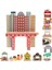Segolike 2pcs Ahşap Demiryolu Tren Seti Çocuklar Için Bina Aksesuarları(Yurt Dışından) 4