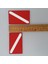 Scuba Dıvıng Flag Yaması 5 Pcs (Yurt Dışından) 3