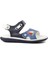 Ayakmod Şng 1540-F Lacivert-Beyaz-Kot Erkek Çocuk Sandalet 1