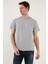 Bisiklet Yaka % 100 Pamuk Slim Fit Basic T Shirt Erkek T Shirt 59020001 4