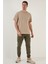 % 100 Pamuk Relaxed Fit Bisiklet Yaka T Shirt Erkek T Shirt 5902605 4