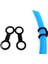2 Adet Tüplü Dalış Şnorkel Silikon Şnorkel 2 Stück 8 Form SCHNORCHELHALTER-10CM (Yurt Dışından) 2