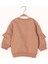 Kız Çocuk Kolları Fırfırlı Beautiful Baskılı Sweatshirt (2-7yaş) 5