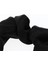 3 Adetsilk Hisset Scrunchies Elastik Bağları Yumuşak Yay At Kuyruğu Tutucu Siyah 3 Adet Toka Saç Aksesuarı (Yurt Dışından) 3