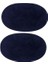 6xsew-On Oval Dirsek/diz Yamaları Kordon Kot Pantolon Onarım Zanaat Dikiş Aplike Mavi 6 Adet (Yurt Dışından) 1