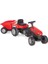 Römorklu Pedallı Traktör Kırmızı Ergonomik Tasarım 2-4 Yaş Kız Çocuklar İçin 1