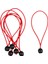 6pcs 15CM Top Bungee Kravat Kanopi Muşamba Streç Kablolar Çadır Aksesuarları Kırmızı 1