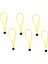 6pcs 15CM Güçlü Dayanıklı Top Bungee Kablosu Muşamba Kanopi Bağları Elastik Kayışlar Sarı 4