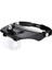 Kafa Bant W/ LED Lamba Kulaklık Büyütme Gözlükleri Visor Handfree 1