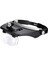 Kafa Bant W/ LED Lamba Kulaklık Büyütme Gözlükleri Visor Handfree 2