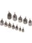 12PCS Bas Döküm Balıkçılık Platin Demir Ağırlıkları 4g 7g 10G 14G 20G 28G 1