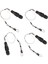 4pcs Snap Weight Line Lider Serbest Bırak Klipler Downrigger Outrigger Release Clip Siyah 4pcs (Yurt Dışından) 1