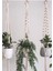 Macromev White Line Garden Makrome Saksılık 3 Adet WL177 1