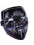 Erdemshop Hallowen LED Işıklı Neon Maske 3 Modlu Parti Eğlence Maskesi Erdemshop Beyaz 2