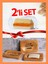 Keçi Sütlü Ballı Kabak Lifli Sabun + Bambu Katı Sabunluk (Doğal Ahşap) 2'li Set 1
