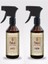 Pudra + Amber Oda ve Çamaşır Spreyi Koku Giderici 2 x 250 ml 1