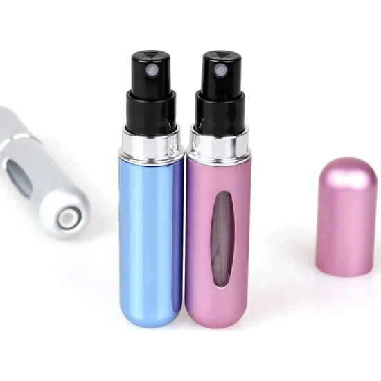 Mapple Home Taşınabilir Mini Doldurulabilir Parfüm Boş Küçük Sprey Cep Parfüm Şişesi 5 ml
