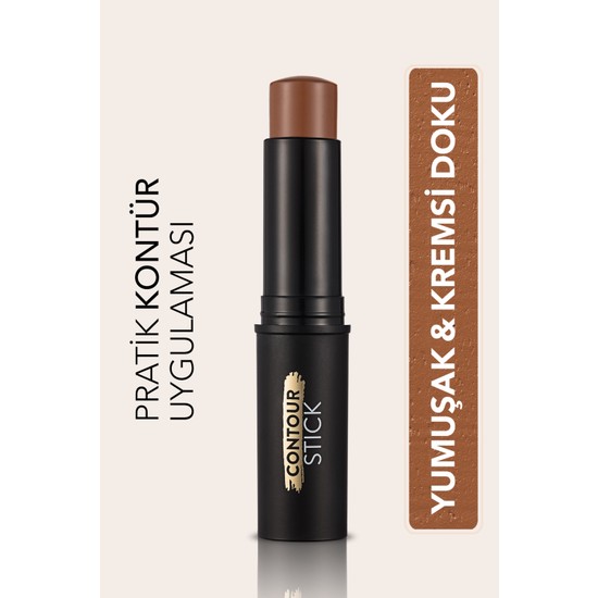 Flormar-Yumuşak Formüllü ve Mat Bitişli Stick Contour Pratik Kalem Kontür (002 Orta Ton) 8690604554867