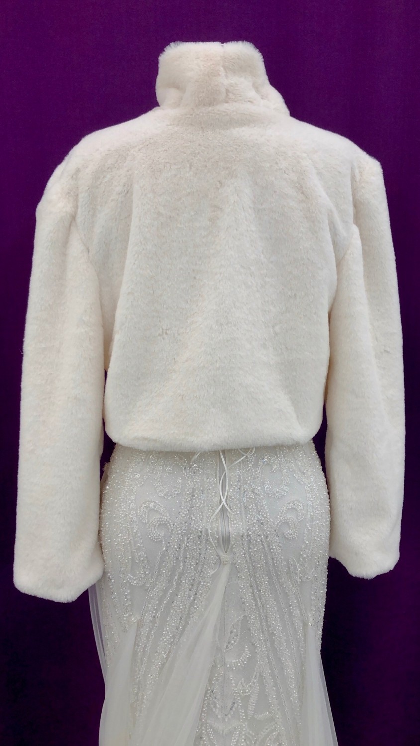 New in Style Newin Style Düğünlük Ceket Model 11 - Etol Bolero Kürk görsel 4