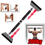 Hubstein Uzun Süngerli Barfix Çubuğu Demiri Barfiks Çubuğu Koridor Barfiks Barı 80 - 130 cm Arası