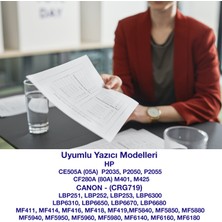 Ysy HP 05A CE505A P2035 2700 (2.7k) Sayfa Verimli P2035 P2050 P2055 Muadil Toner (Siyah)