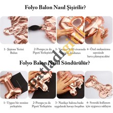 Patladı Gitti Folyo Harf Balon Gold 16 Inç 36 cm