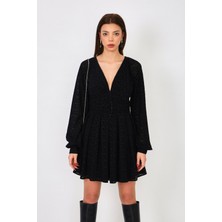 Le Noir Leopard Elbise
