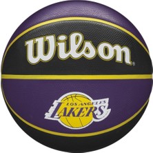 Wilson Basket Topu Nba Team Tribute La Lakers Size 7 (WTB1300XBLAL)