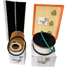 Psa Citroen C-Elysee 1.5 Bluehdi Filtre Bakım Seti (2019-2020) 1.5blue KARBONLU POLEN