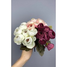 Hayalperest Boncuk Karışık Şakayık Yapay Gül Çiçek Demeti 3 Adet