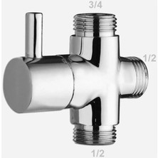 Kurna Tepe Duş Yönlendirici 2x1/2 + 3/4 Dış Dişli