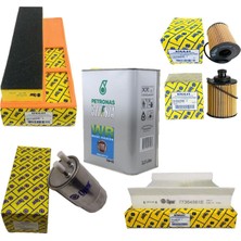 Opar Fiat Linea Euro 4 1.3 Multijet 16V Filtre Bakım Seti 2007-2012 /