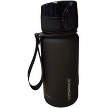 Uzspace 350 ml Miniboy Yeni Koleksiyon 3034 Tritan Siyah Su Matarası
