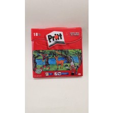 Pritt 18 Renk Çantalı Pastel Boya