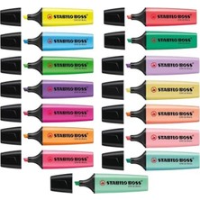 Stabilo Boss Pastel Neon Tüm Renkler 15'li Set
