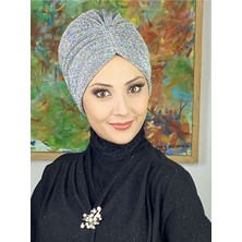 Butik Ambar Sultan Model Gümüş Büzgülü Dış Bone