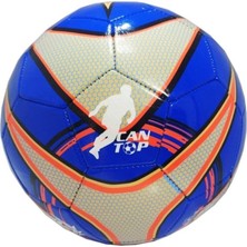 Can Top Dikişli Futbol Topu 5 Numara Mavi Renkli Özelliklerle Zemin İçin Uygun
