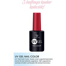 Golden Rose Uvgel Nail Color Kalıcı Oje 123