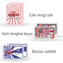 Viktoria Kumaş Rengi Değişim Paketi 2 Adet Renk Sökücü + 2 Adet Kırmızı Boya + 2 Adet Fiske