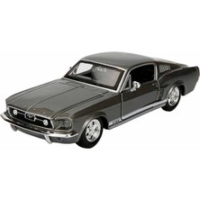 Maisto 1:24 Maisto Ford Mustang 1967 Model Araba - Gri