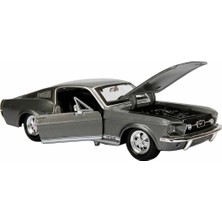 Maisto 1:24 Maisto Ford Mustang 1967 Model Araba - Gri