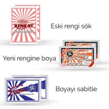 Viktoria Kumaş Rengi Değişim Paketi 2 Adet Renk Sökücü + 2 Adet Turuncu Boya + 2 Adet Fiske