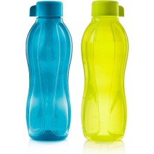 Tupperware Eco Şişe Suluk Deniz Mavisi ve Limon 750 ml 2'li