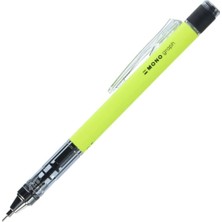 Tombow Mono Graph 0.5 mm Neon Sarı Mekanik Kurşun Kalem Ergonomik Tasarım ve Kaymaz Yüzey