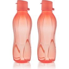 Tupperware Eco Şişe Suluk Kolay Kapak 500 ml Pembe 2'li