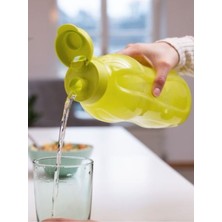 Tupperware Eko Şişe 1,5 Litre Kapasiteli Suluk BPA İçermez Kolay Kapaklı Yeşil Renk