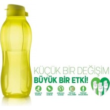 Tupperware Eko Şişe 1.5 Lt Matara Suluk Water Bottle Yeşil Hsgl